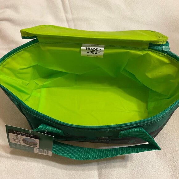 NEW - Trader Joe’s Mini Insulated Cooler Bag - Green - Picture 8 of 11